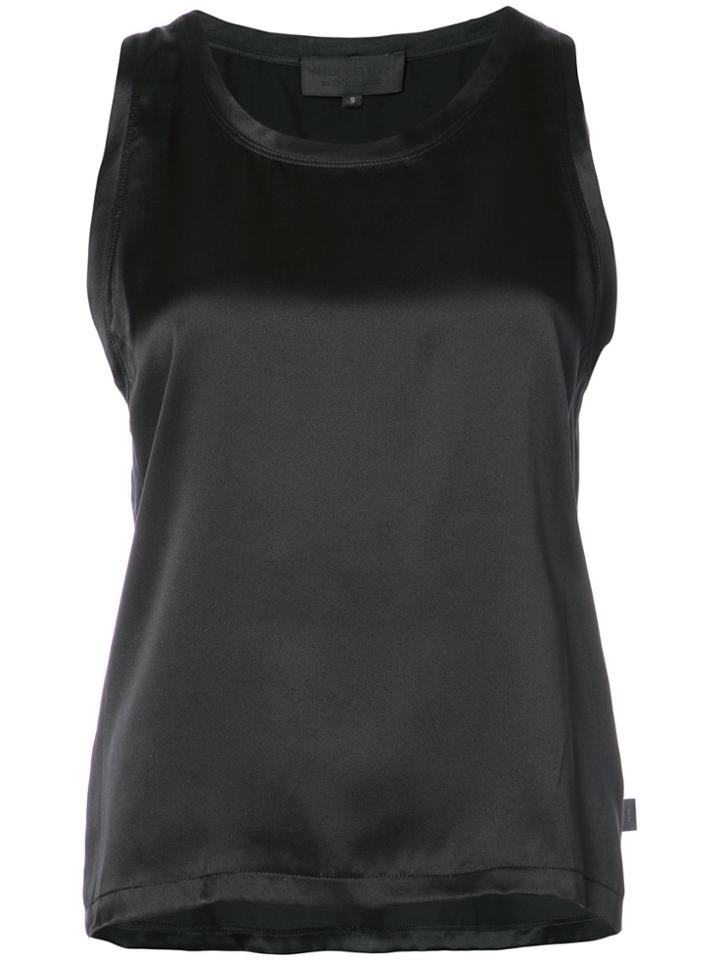Nili Lotan Sleeveless Fitted Top - Black