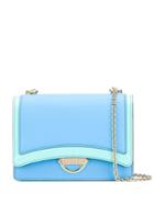 Emilio Pucci Colour Block Shoulder Bag - Blue