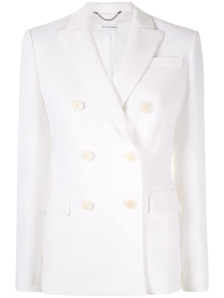 Altuzarra Indiana Double Breasted Blazer - White