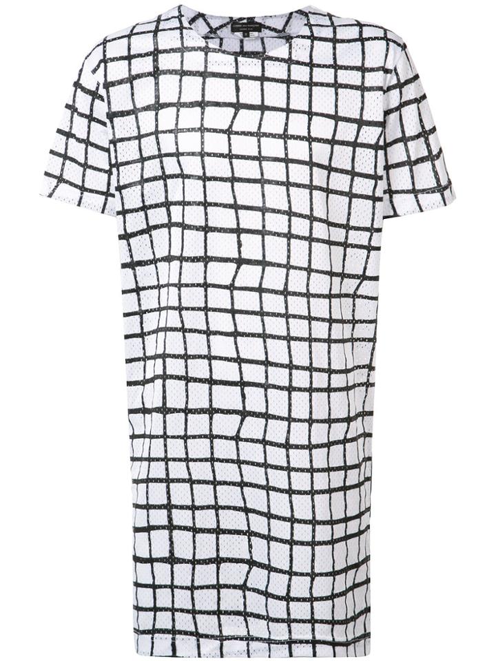 Comme Des Garçons Homme Plus Square Pattern T-shirt - Black