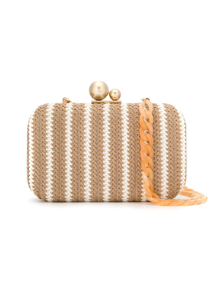 Isla Regular Clutch Bag - Nude & Neutrals