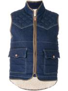 See By Chloé Quilted Gilet - Blue