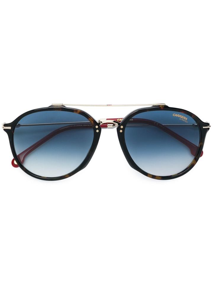 Carrera Aviator Style Sunglasses - Brown