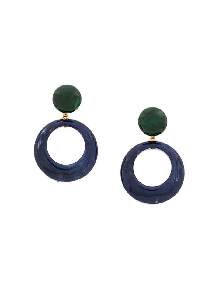 Gas Bijoux Ischia Hoop Earring - Blue
