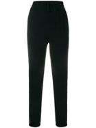 Zoe Karssen Relaxed Tapered Trousers - Black