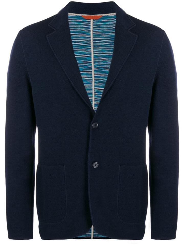 Missoni Single-breasted Blazer - Blue