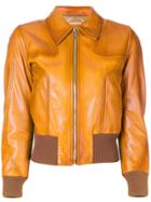 Prada Elasticated Hem Jacket - Brown