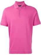 Z Zegna Classic Polo Shirt, Men's, Size: Large, Pink/purple, Cotton