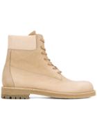 Hender Scheme Industrial Lace-up Boots - Nude & Neutrals