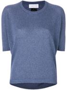 Christian Wijnants Crew-neck Knitted Top - Blue