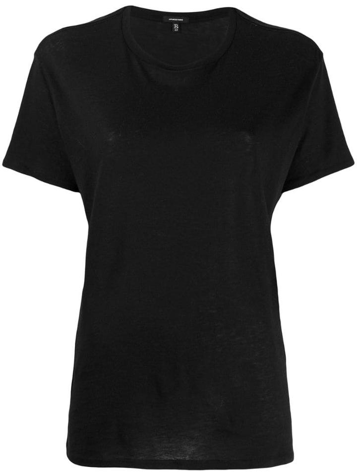 R13 Boyfriend T-shirt - Black