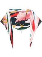 Issey Miyake Ribbed Design Scarf - Pink