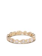 De Beers 18kt Yellow Gold Petal Diamond Band