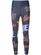 P.e Nation Crash Back Leggings - Blue