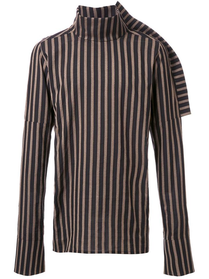Strateas Carlucci 'sterile' Funnel Neck Jumper, Adult Unisex, Size: Small, Black, Cotton