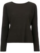 Issey Miyake Cauliflower Ribbed Longsleeved Top - Green