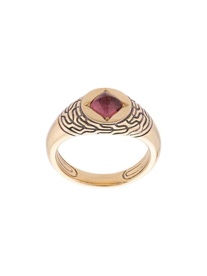 John Hardy Adwoa Aboah 18kt Yellow Gold And Tourmaline Classic Chain