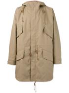 Stella Mccartney Technical Parka Jacket, Men's, Size: 44, Nude/neutrals, Cotton/polyurethane Resin