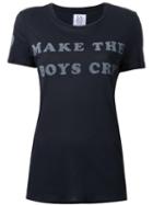 Zoe Karssen 'make The Boys Cry' T-shirt, Women's, Size: Medium, Black, Cotton/modal