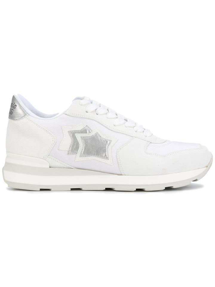 Atlantic Stars Lace Up Sneakers - White