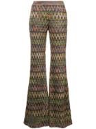 Missoni Chevron-knit Trousers - Multicolour