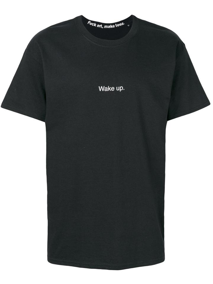 F.a.m.t. Wake Up' Black Tee