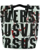 Versus Print Shopper Tote Bag - Green