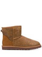 Ugg Australia Mini Bomber Ankle Boots - Brown