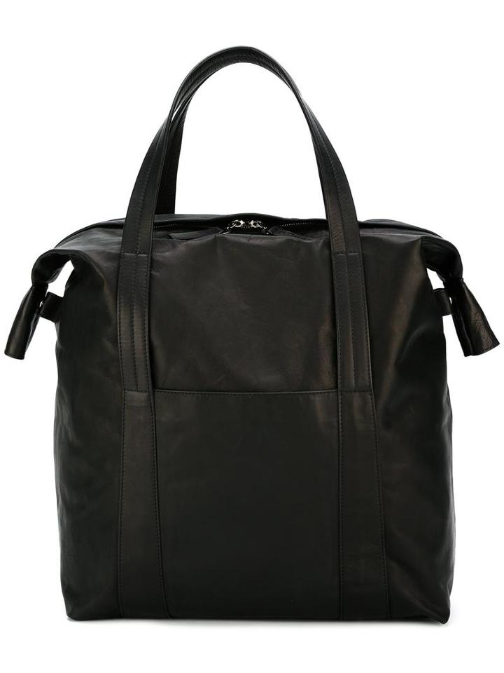Maison Margiela Sailor Holdall Tote, Men's, Black, Leather