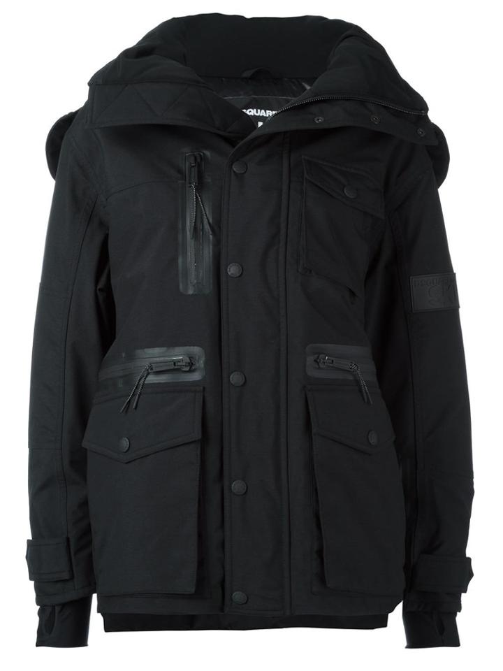 Dsquared2 Ski Technical Parka - Black