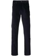 Ps By Paul Smith Straight-leg Corduroy Trousers - Blue