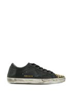 Golden Goose Superstar Studded Sneakers - Black