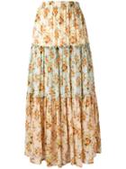 Jucca - Floral Maxi Skirt - Women - Polyester/viscose - 38, Polyester/viscose