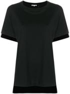 Helmut Lang Contrast Hem T-shirt - Black