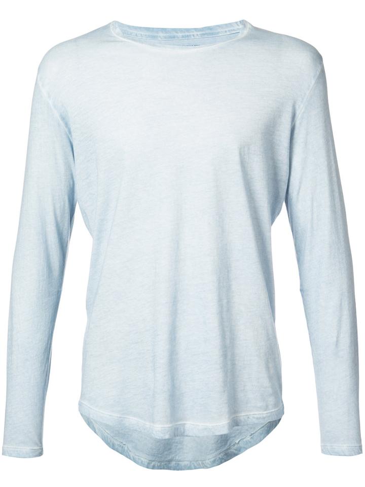 Majestic Filatures - Fitted Knitted Top - Men - Cotton - S, Blue, Cotton