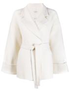 P.a.r.o.s.h. Belted Wrap-style Coat - White