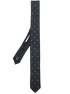 Les Hommes Embroidered Tie - Black