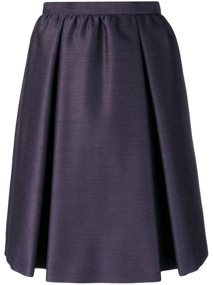Bottega Veneta A-line Skirt - Purple
