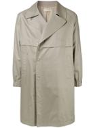 Factotum Plain Trench Coat - Green
