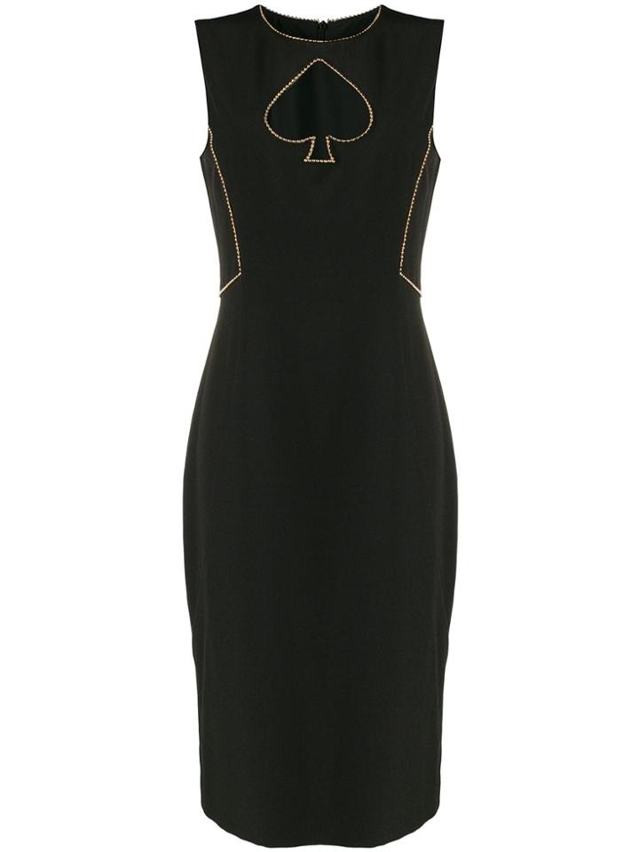 Moschino Ace Of Spades Dress - Black