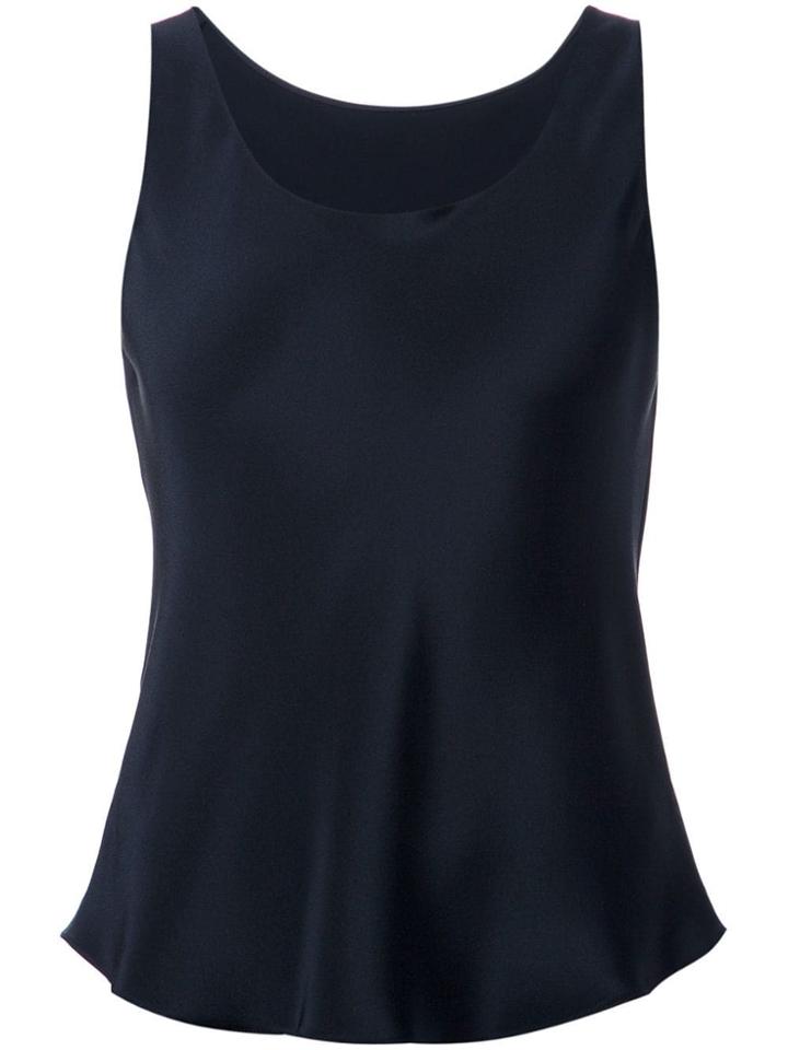 Peter Cohen Scoop Neck Top - Blue