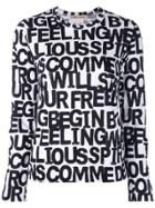 Comme Des Garçons C Pattern Dying Ls T-shirt - Black