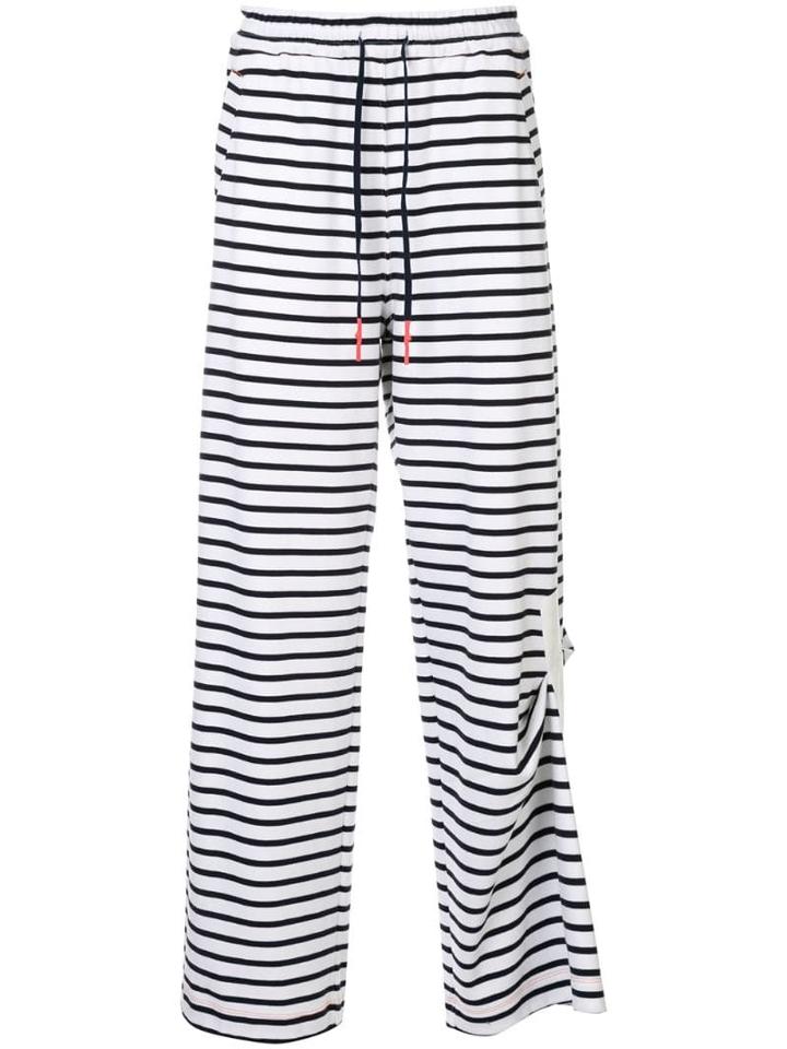 Facetasm Striped Track Trousers - White