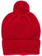 Woolrich Pompom Knitted Hat - Red