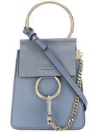 Chloé Faye Small Bracelet Bag - Blue