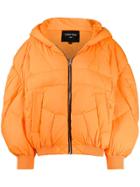 Chen Peng Oversized Puffer Jacket - Orange