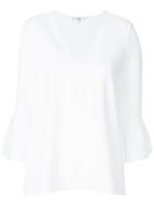 Tibi Flared Sleeve Blouse - White