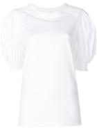 Chloé - Puff Sleeve T-shirt - Women - Cotton - Xs, White, Cotton