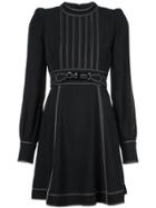 Marc Jacobs Structured Shoulder Day Dress - Black