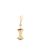 Aurelie Bidermann 18kt Yellow Gold, Ruby And Diamond Big Apple Earring